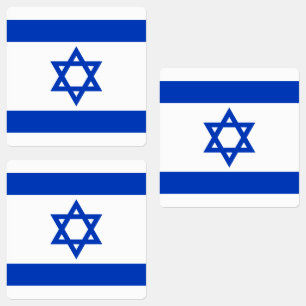Etiquetas Plaza de la bandera de Israel
