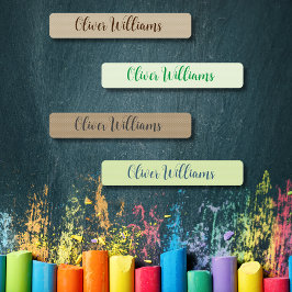 Etiquetas Polka Dots impermeables niños nombran ropa