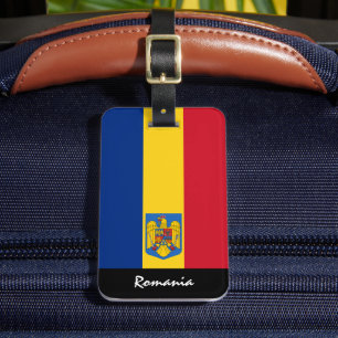 Etiquetas portaequipajes de Rumania patriótica, ba