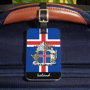 Etiquetas portaequipajes Patrióticas de Islandia, 