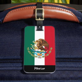 Etiquetas portaequipajes Patrióticas de México, Ba