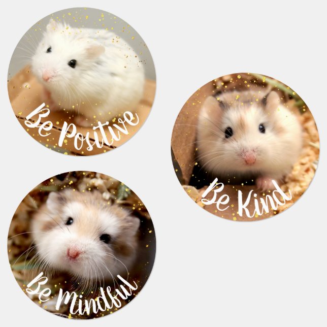 Etiquetas Positividad - Hammyville Cute Hamsters (Grupo)