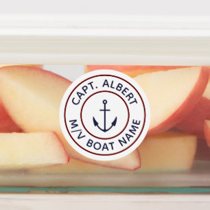 Etiquetas redondas con el logotipo del logotipo de