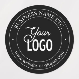 Etiquetas Reemplazo Fácil de Logo Texto Personalizable Imper