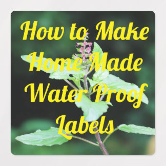 Etiquetas Resistente al agua.