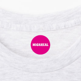 Etiquetas Ropa con nombre personalizado
