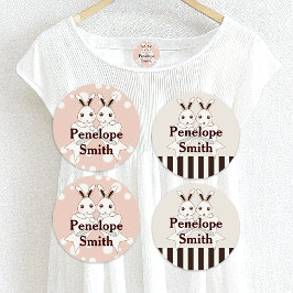 Etiquetas Ropa de Chica de cinta y cúpula