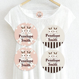 Etiquetas Ropa de Chica de cinta y cúpula