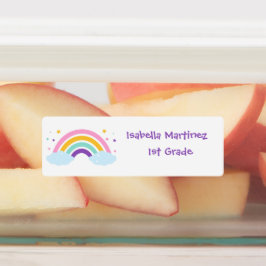 Etiquetas Ropa de escuela de arcoiris
