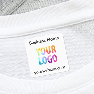 Etiquetas Ropa promocional de marca con logotipo empresarial