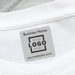 Etiquetas Ropa promocional de marca con logotipo empresarial