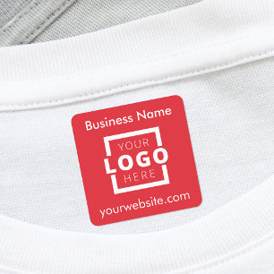 Etiquetas Ropa promocional de marca con logotipo empresarial