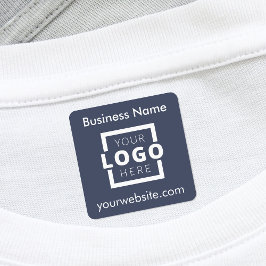 Etiquetas Ropa promocional de marca con logotipo empresarial