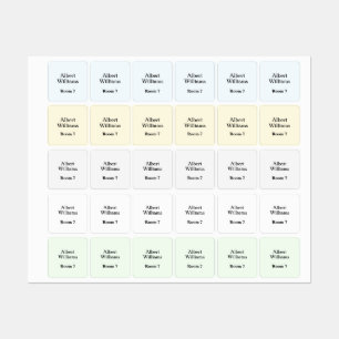 Etiquetas Ropa residencial de atención domiciliaria de perso