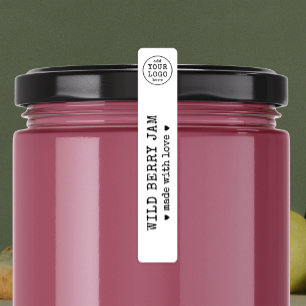 Etiquetas Rústica Vintage Sencillo Logotipo Alimento Sello d