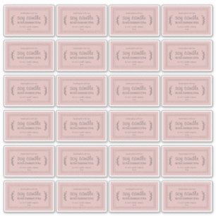 Etiquetas rusticas caseras de vándalos de soja 24x