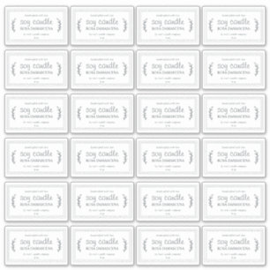 Etiquetas rusticas caseras de vándalos de soja 24x