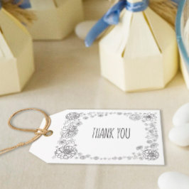 Etiquetas rústicas para regalos de boda