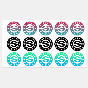 Etiquetas salsa de barniz de captainsauce