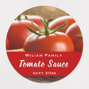 Etiquetas Salsa de tomate asando reservas caseras