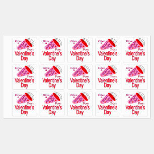 Etiquetas Saludo para el Día de San Valentín
