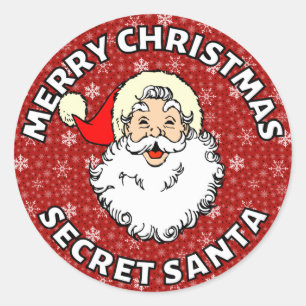 Etiquetas secretas de Santa Navidad