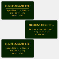 Selva impermeable verde y oro multipropósito