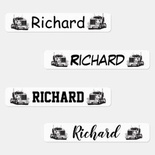 Etiquetas Semi Truck Labels