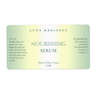 Etiquetas séricas holográficas de FAUX