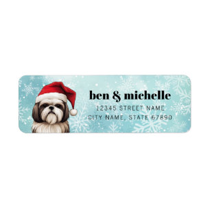Etiquetas Shih Tzu Return Address