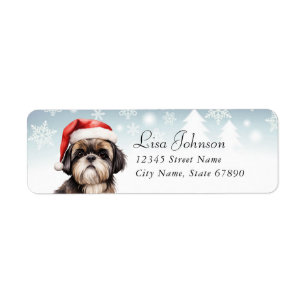 Etiquetas Shih Tzu Return Address