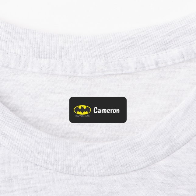 Etiquetas Símbolo de Batman | Logotipo del Óvalo de Bat (Fijada)