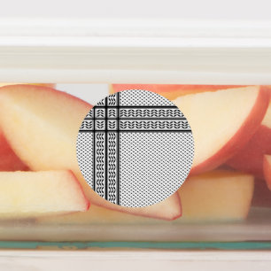 Etiquetas Símbolo de Keffiyeh del patrón de resistencia de P