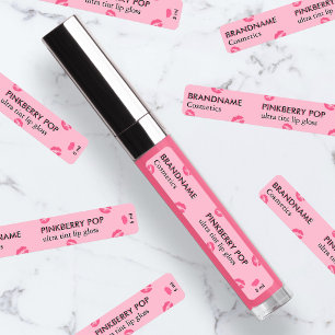 Etiquetas Simple y lindo brillo labial y tinte personalizado