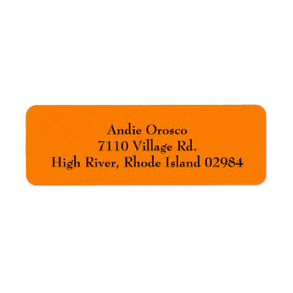 Etiquetas simples de direcciones de devolución de 