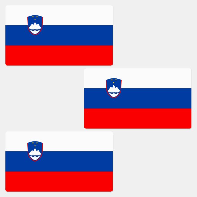 Etiquetas Slovenia Flag (Grupo)