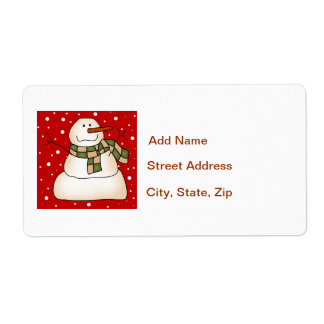 Etiquetas Snowman