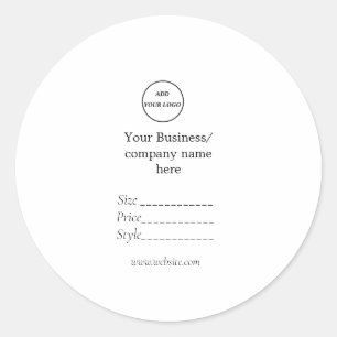 Etiquetas sociales del sitio web QR de su logotipo