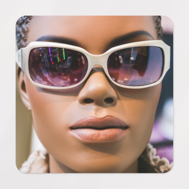 Etiquetas Soy realmente hermosa (Diseño 1)