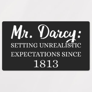 Etiquetas Sr. Darcy: Expectativas poco realistas desde 1813