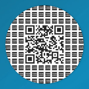 Etiquetas Su logotipo / imagen en mosaico y código QR Impe