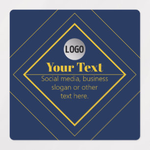 Etiquetas Su logotipo y diseño personalizable impermeable