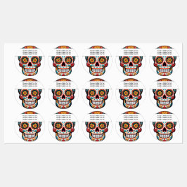 Etiquetas Sugar Skull