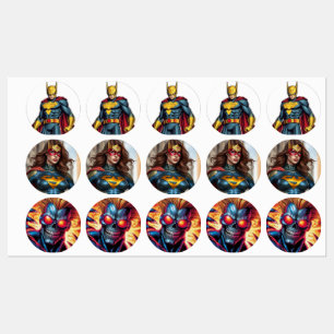 Etiquetas SuperHeroes