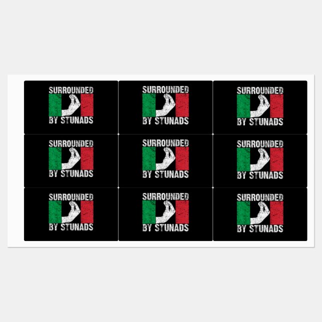 Etiquetas Surrounded by Stunads (Hoja)