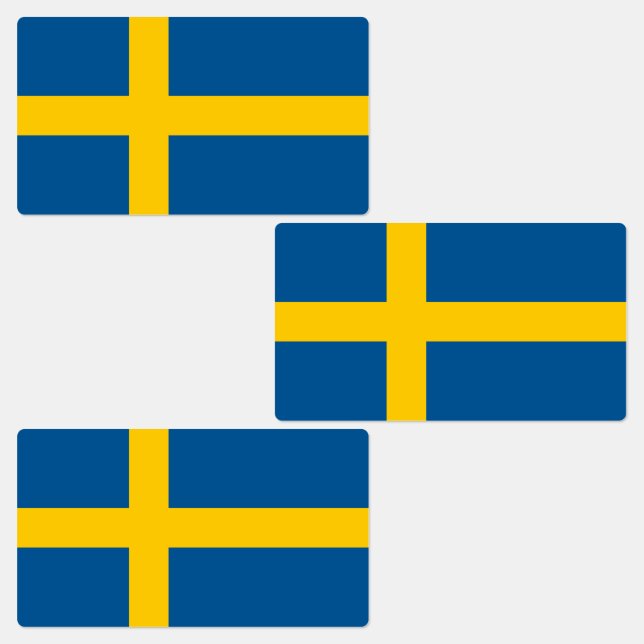 Etiquetas Sweden Flag (Grupo)