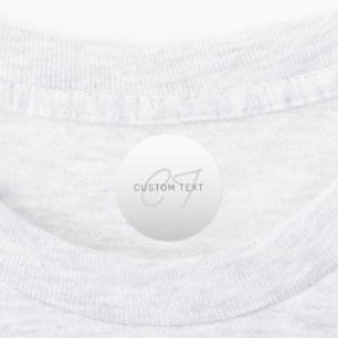 Etiquetas Texto editable para el saludo comercial de nombres