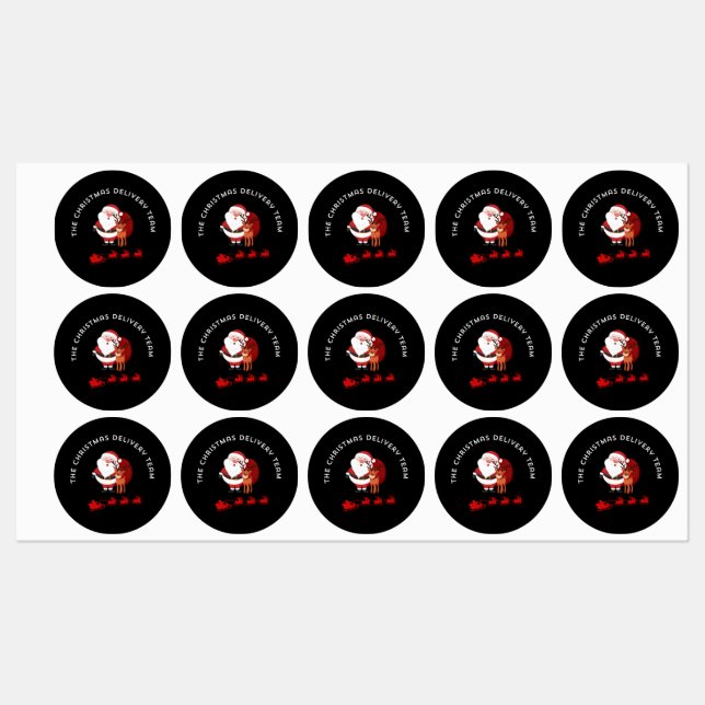 Etiquetas The Christmas Delivery Team (Hoja)