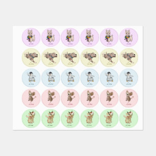 Etiquetas tiere mono