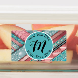 Etiquetas Tiras Silken Geométricas - Rectángulo Personalizad